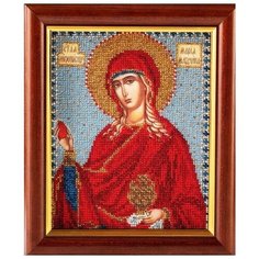 В330 Набор для вышивания бисером Кроше Св. Мария, 12х14,5 см Радуга бисера