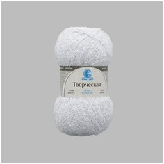 Пряжа Камтекс Творческая 100гр. 270м. (100%хлопок) (002 отбелка), 5 мотков