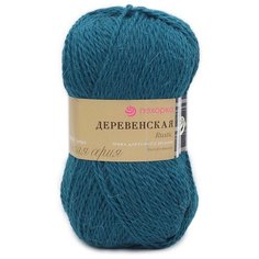 Пряжа Пехорка Деревенская (100%шерсть) (14-Морская волна), 10 мотков
