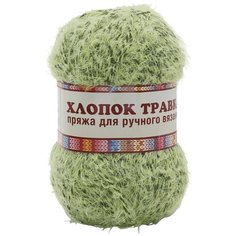 Пряжа Камтекс Хлопок Травка 100гр. 220м. (65%хлопок, 35%полиамид) (245 разн 15), 10 мотков
