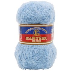 Пряжа Камтекс Хлопок Травка 100гр. 220м. (65%хлопок, 35%полиамид) (015 голубой), 10 мотков