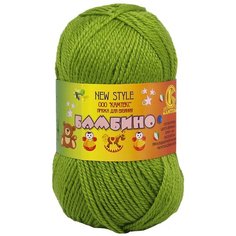 Пряжа Камтекс Бамбино 50гр. 150м. (35% шерсть меринос, 65% акрил) (130 липа), 10 мотков