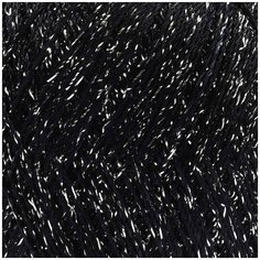 Пряжа YarnArt Bright 90гр 340м (80% полиамид, 20% металлик) (107 черный/серебро), 6 мотков