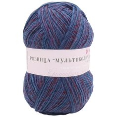 Пряжа Пехорка Ровница Мультиколоровая 200гр. 400м. (50%шерсть, 50%акрил) (1088 М), 5 мотков