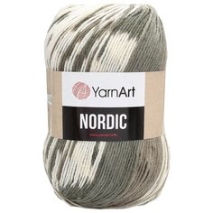 Пряжа YarnArt Nordic 150гр 510м (20% шерсть, 80% акрил) (659 меландж), 3 мотка