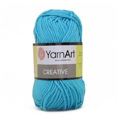 Пряжа YarnArt Creative 50гр 85м (100% хлопок) (247 бирюза), 5 мотков