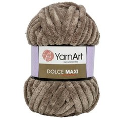 Пряжа YarnArt Dolce Maxi 200гр 70м (100% микрополиэстер) (754 какао), 2 мотка