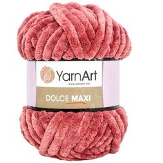 Пряжа YarnArt Dolce Maxi 200гр 70м (100% микрополиэстер) (751 пыльный кедр), 2 мотка