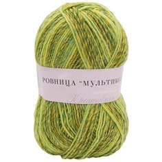 Пряжа Пехорка Ровница Мультиколоровая 200гр. 400м. (50%шерсть, 50%акрил) (1090 М), 5 мотков