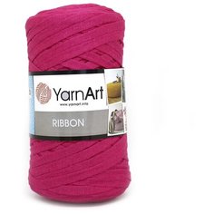 Пряжа YarnArt Ribbon 250гр 125м (60% хлопок, 40% вискоза и полиэстер) (771 малиновый), 4 мотка
