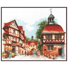 08.004 Набор для вышивания Палитра Тихая улочка, 40х30 см