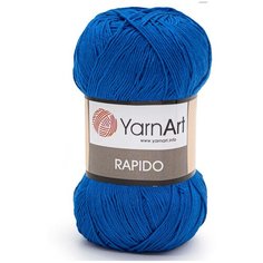 Пряжа YarnArt Rapido 100гр 350м (100% микрофибра акрил) (681 синий), 5 мотков