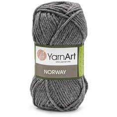 Пряжа YarnArt Norway 100гр 105м (100% акрил) (29 серый), 5 мотков