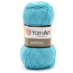 Пряжа YarnArt Rapido 100гр 350м (100% микрофибра акрил) (695 бирюза), 5 мотков