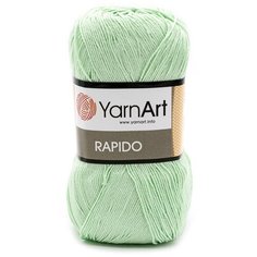 Пряжа YarnArt Rapido 100гр 350м (100% микрофибра акрил) (697 мятный), 5 мотков
