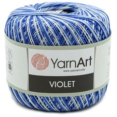 Пряжа YarnArt Violet Melange 50гр 282м (100% мерсеризированный хлопок) (5355 меланж), 6 мотков