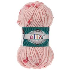 Пряжа для вязания Alize Superlana Maxi Flower 100гр. 80м. (25%шерсть, 70%акрил, 5%п/а) (5820), 5 мотков