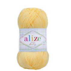 Пряжа для вязания Alize DİVA BABY 100гр. 350м (100% Mикрофибра Aкрил) (187 лимонный), 5 мотков