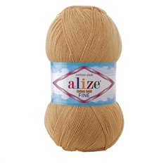 Пряжа для вязания Alize COTTON GOLD FINE  100гр. 660м (55% Xлопок - 45% Aкрил) (262 бежевый), 5 мотков