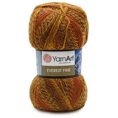 Пряжа YarnArt Everest fine 200гр 610м (30% шерсть, 70% акрил) (8031 меланж), 3 мотка