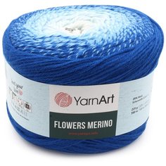 Пряжа YarnArt Flowers Merino 225гр 590м (25% шерстъ, 75% акрил) (543 секционный), 2 мотка