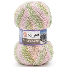 Пряжа YarnArt Everest daylight 200гр 610м (100% акрил) (6044 меланж), 3 мотка