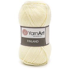 Пряжа YarnArt Finland 100гр 200м (100% акрил) (851 молочный), 5 мотков