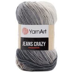 Пряжа YarnArt Jeans Crazy 50гр 160м (55% хлопок, 45% полиакрил) (8204 секционный), 10 мотков