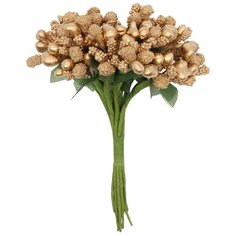 Букетик декоративных цветов, 2см (коричневый) АЙРИС пресс