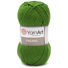 Пряжа YarnArt Finland 100гр 200м (100% акрил) (248 зеленый), 5 мотков