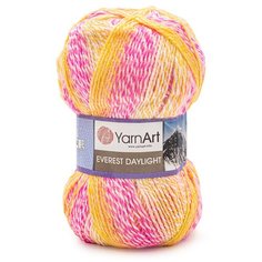 Пряжа YarnArt Everest daylight 200гр 610м (100% акрил) (6032 меланж), 3 мотка