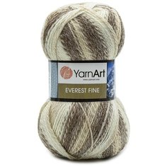 Пряжа YarnArt Everest fine 200гр 610м (30% шерсть, 70% акрил) (8022 меланж), 3 мотка