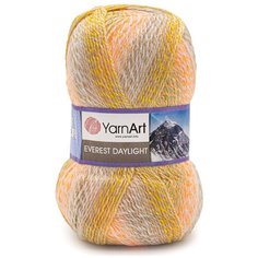 Пряжа YarnArt Everest daylight 200гр 610м (100% акрил) (6030 меланж), 3 мотка