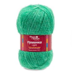 Пряжа из Троицка Пушинка Light 100гр. 430м (65%мохер, 35%акрил) (0753 зеленая бирюза), 5 мотков Троицкая камвольная фабрика