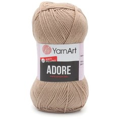 Пряжа YarnArt Adore 100гр 280м (100% акрил с эффектом анти-пиллинга) (368 дымчатый), 5 мотков