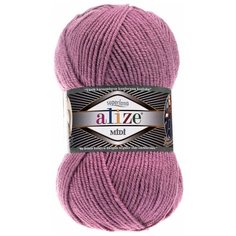 Пряжа для вязания Alize SUPERLANA MIDI 100гр. 170м (25% Шерсть - 75% Aкрил) (28 роза), 5 мотков