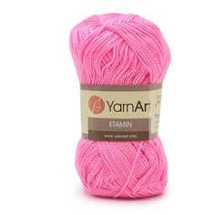 Пряжа YarnАrt Etamin 30гр 180м (100% акрил) (436 яр.розовый), 10 мотков