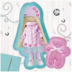 4070755 Набор для творчества Куколка из фетра, Куколка тильда Арт Узор