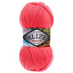 Пряжа для вязания Alize BURCUM KLASIK 100гр. 210м (100% Aкрил) (510 розовый леденец), 5 мотков