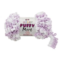 Пряжа Alize Puffy More 150г 11,5м (100% микрополиэстер) (6291), 2 мотка