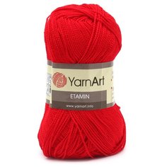 Пряжа YarnАrt Etamin 30гр 180м (100% акрил) (434 красный), 10 мотков