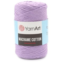 Пряжа YarnArt Macrame Cotton 250гр 225м (80% хлопок, 20% полиэстер) (765 лаванда), 4 мотка