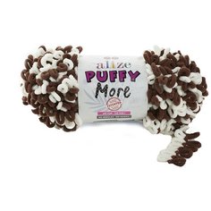 Пряжа Alize Puffy More 150г 11,5м (100% микрополиэстер) (6288), 2 мотка