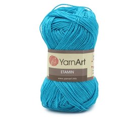 Пряжа YarnАrt Etamin 30гр 180м (100% акрил) (425 бирюза), 10 мотков