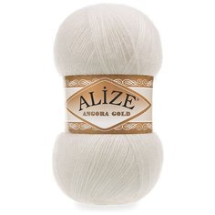 Пряжа для вязания Alize Angora Gold 100гр. 550м (80%акр, 20%шерсть) ТУ (450 жемчужный), 5 мотков