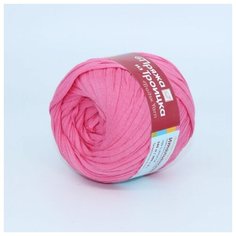Пряжа из Троицка Итальянская 200гр. 165м. (100% хлопок) (0166 розовый), 5 мотков Троицкая камвольная фабрика
