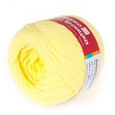Пряжа из Троицка Итальянская 200гр. 165м. (100% хлопок) (1346 лимон), 5 мотков Троицкая камвольная фабрика