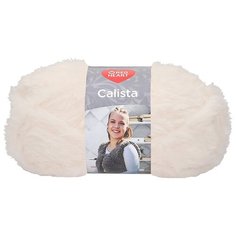 Пряжа для вязания Red Heart Calista 100гр 60м (100% полиэстер) (00001 белый), 5 мотков