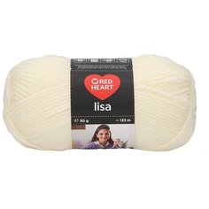 Пряжа для вязания Red Heart Lisa 50гр 133м (100% акрил) (00288 бежевый), 10 мотков