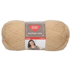 Пряжа для вязания Red Heart Mohair Mix 50гр 270м (10% мохер, 10% шерсть, 80% акрил) (06944 карамель), 10 мотков